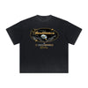 Vintage-Style Frayed Flower Graphic Tee