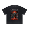 Vintage-Style Frayed Flame Graphic Tee