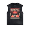 Distressed Flame Graphic Muscle Tank