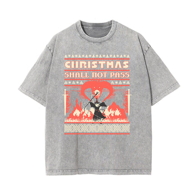 Washed Cotton Flame Graphic Tee