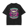 Stone-Washed Flame Graphic T-Shirt