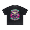 Vintage-Style Frayed Flame Graphic Tee