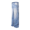 Light Wash Gradient Wide-Leg Jeans