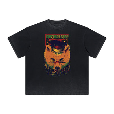 Heavyweight Streetwear Cartoon Graphic Tee