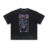 Streetwear Stone Wash Cartoon Pattern Tee