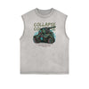 Punk Monster Graphic Muscle Tank