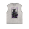 Punk Monster Graphic Muscle Tank