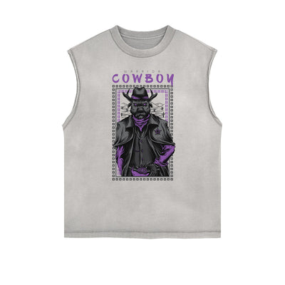 Punk Monster Graphic Muscle Tank