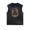Sleeveless Punk Monster Graphic Tee