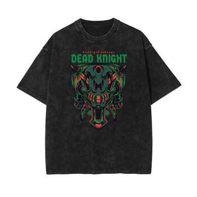Punk Faded Monster Pattern Tee