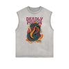 Punk Monster Graphic Muscle Tank