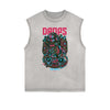 Punk Monster Graphic Muscle Tank