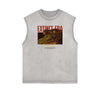 Sleeveless Steampunk Graphic Tee