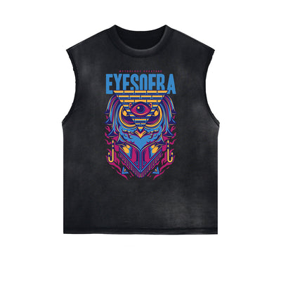 Steampunk Graphic Muscle Tank