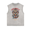 Sleeveless Steampunk Graphic Tee