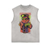 Sleeveless Steampunk Graphic Tee