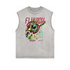Sleeveless Steampunk Graphic Tee