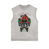 Sleeveless Steampunk Graphic Tee