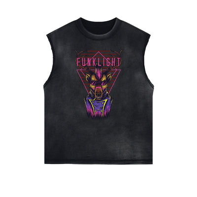 Steampunk Graphic Muscle Tank