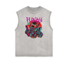 Sleeveless Steampunk Graphic Tee