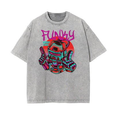 Steampunk Faded Pattern Tee