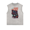 Sleeveless Steampunk Graphic Tee