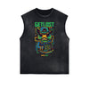 Steampunk Graphic Muscle Tank