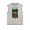 Sleeveless Steampunk Graphic Tee