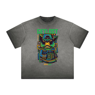 Distressed Steampunk Graphic Tee
