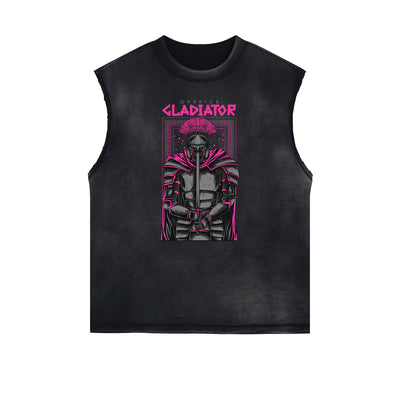 Steampunk Graphic Muscle Tank