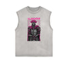 Sleeveless Steampunk Graphic Tee