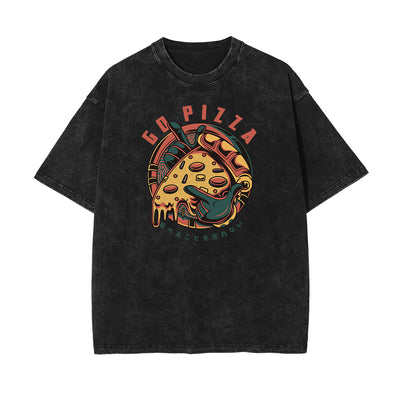 Steampunk Faded Funny Pattern T Shirt
