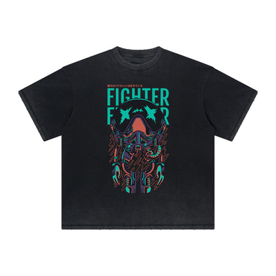 Thick Faded Steampunk Funny Graphic Tee