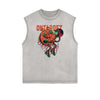 Punk Cartoon Graphic Tank Top
