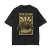 Stone Wash Punk Cartoon Graphic Tee