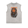 Punk Cartoon Graphic Tank Top