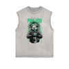 Punk Cartoon Graphic Tank Top