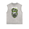 Punk Cartoon Graphic Tank Top