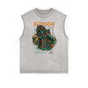 Punk Cartoon Graphic Tank Top
