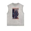 Punk Cartoon Graphic Tank Top