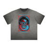 Cartoon Abstract Vintage Frayed Graphic Tee