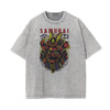 Cartoon Abstract Stone Wash Graphic Tee