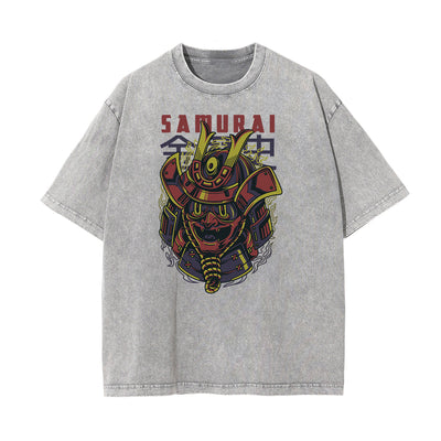 Cartoon Abstract Stone Wash Graphic Tee