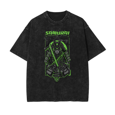 Cartoon Abstract Faded Pattern T Shirt