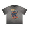Cartoon Abstract Vintage Frayed Graphic Tee