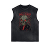 Cartoon Abstract Pattern Sleeveless Tee