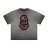 Cartoon Abstract Vintage Frayed Graphic Tee