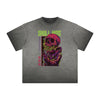 Cartoon Abstract Vintage Frayed Graphic Tee