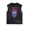 Cartoon Abstract Pattern Sleeveless Tee