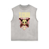 Cartoon Abstract Graphic Muscle Tank